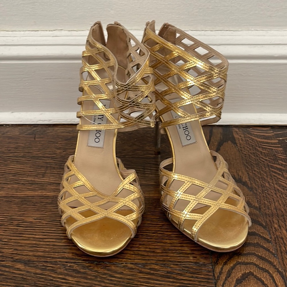 Jimmy Choo Gold Heels
